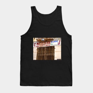 Old Butcher Shop in Marsala Tank Top